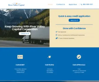 Rivervalleycapital.com(Semi Truck Financing) Screenshot