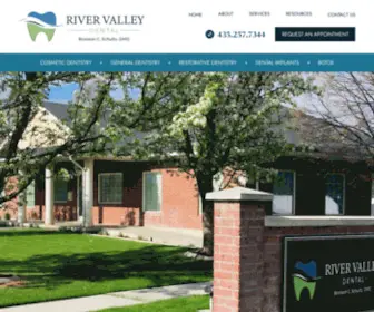Rivervalleydentalofutah.com(Dentist in Tremonton UT) Screenshot