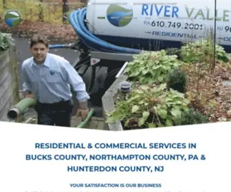 Rivervalleyseptic.com(Residential & Commercial Septic Services in PA & NJ) Screenshot