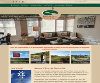 Riverviewcountryclub.com(Golf Course & Wedding Venue) Screenshot