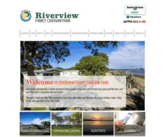 Riverviewfamilycaravanpark.com.au(Riverview Family Caravan Park) Screenshot