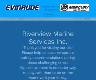 Riverviewmarineservices.com(Riverview Marine Services Hudson River Boating Catskill) Screenshot