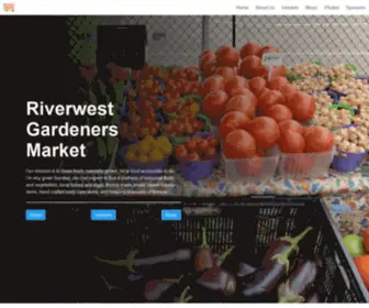 Riverwestmarket.com(Riverwest Gardeners Market) Screenshot