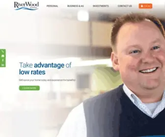 Riverwoodbank.com(RiverWood Bank) Screenshot