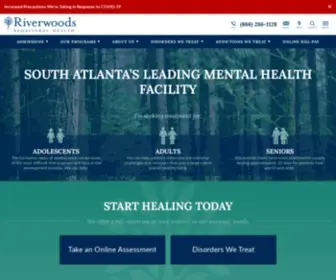 Riverwoodsbehavioral.com(Riverwoods) Screenshot