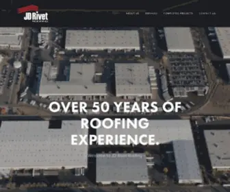 Rivetroofing.com(JDRivet Roofing) Screenshot