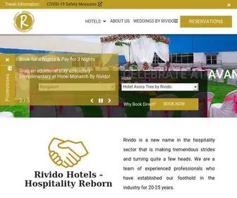 Rividohotels.in(Rivido Hotels & Resorts) Screenshot