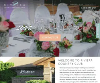 Rivierabanquets.com(Chicago Area Wedding Venue) Screenshot