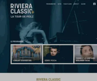 Rivieraclassic.ch(Festival de musique classique à La Tour) Screenshot