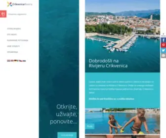 Rivieracrikvenica.com(Turistička zajednica) Screenshot