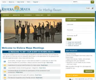 Rivieramayameetings.com(Riviera Maya Meetings) Screenshot