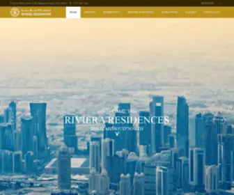 Rivieraresidences-QA.com(RIVIERA Residences) Screenshot