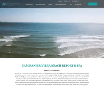 Rivieraresortspa.com(Escape to a heavenly corner of earth at the Cam Ranh Riviera Beach Resort & Spa) Screenshot