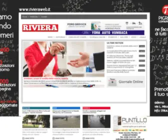 Rivieraweb.it(La Riviera online) Screenshot