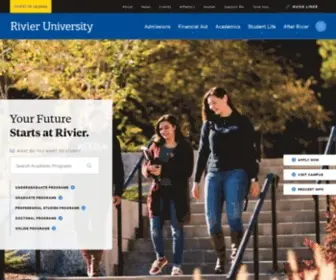 Rivier.edu(Rivier University) Screenshot