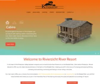 Rivierzicht-Resort.com(Cabins, Bush Camps & Camping) Screenshot