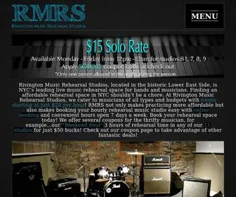 Rivingtonmusic.com(Rivington Music Rehearsal Studios) Screenshot
