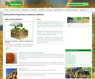 Rivistadiagraria.org(Rivista online di agricoltura) Screenshot