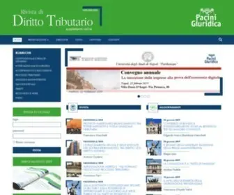 Rivistadirittotributario.it(Rivista di Diritto Tributario della linea Pacini Giuridica) Screenshot