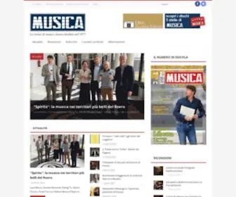 Rivistamusica.com(Rivista mensile di informazione musicale e discografica) Screenshot