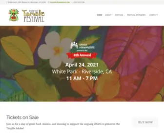 Rivtamalefest.com(Family-Friendly Food Festival in Riverside, California) Screenshot