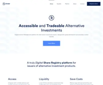Rivver.io(DLT-powered securities issuance and fund administration platform) Screenshot