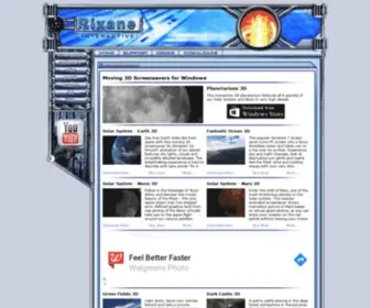 Rixane.com(3D Screensavers for Windows) Screenshot