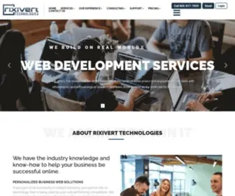 Rixivert.com(RixiVert Technologies) Screenshot
