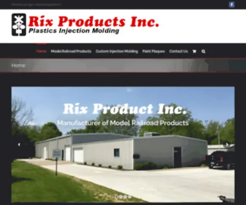 Rixproducts.com(Injection Plastics) Screenshot