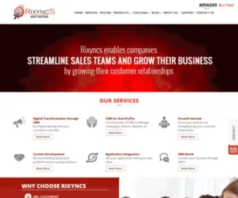 Rixyncs.co.in(Our focus) Screenshot