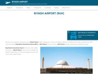 Riyadh-Airport.com(Guide to King Khalid International Airport) Screenshot