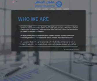 Riyadhsolutions.com(ABOUT US) Screenshot