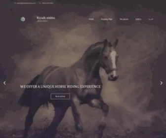 Riyadhstables.com(Riyadh stables) Screenshot