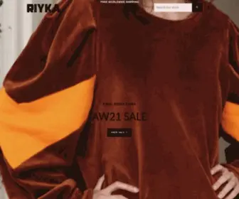 Riyka.com(Each RIYKA collection) Screenshot