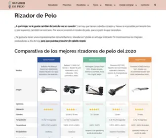 Rizadorpelo.com(Los 5 Mejores Rizadores de Pelo) Screenshot