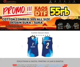 Rizaputra.com(Percetakan Offset dan Digital Printing Terbesar dan Tercepat di Banten) Screenshot