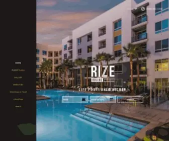 Rizeapartments.com(Rize Irvine) Screenshot