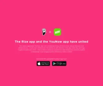 Rizeapp.io(The first live streaming video app on the PROPS platform) Screenshot