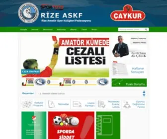 Rizeaskf.org.tr(Rizeaskf) Screenshot