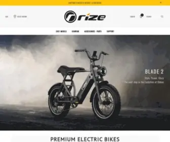 Rizebikes.com(Rize Bikes) Screenshot