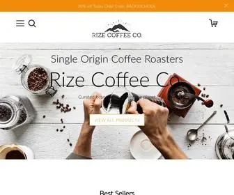 Rizecoffeecompany.com(Rize Coffee Co) Screenshot