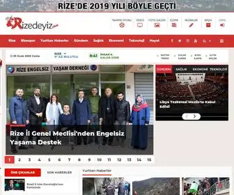 Rizedeyiz.com(Biz Rizedeyiz Ya Siz) Screenshot