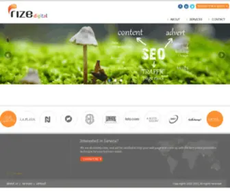 Rizedigital.com(Rize Digital) Screenshot