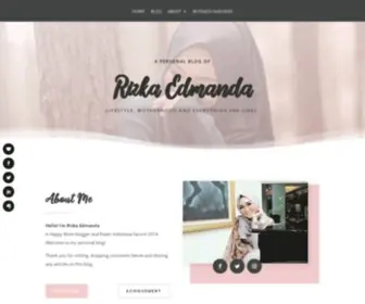 Rizkaedmanda.com(Rizka Edmanda) Screenshot