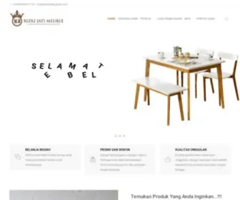 Rizkijatimebel.com(Jual Furniture Jati Jepara) Screenshot