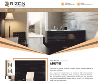 Rizonlaminates.in(Rizon Laminates) Screenshot