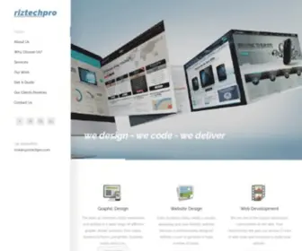 Riztechpro.com(Riz Technologies) Screenshot