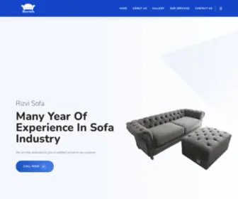 Rizvisofa.com(Rizvi Sofa) Screenshot