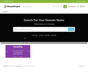 Rizwanproject.xyz(My First Project) Screenshot