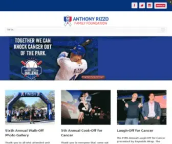 Rizzo44.com(Help us knock cancer out of the park) Screenshot